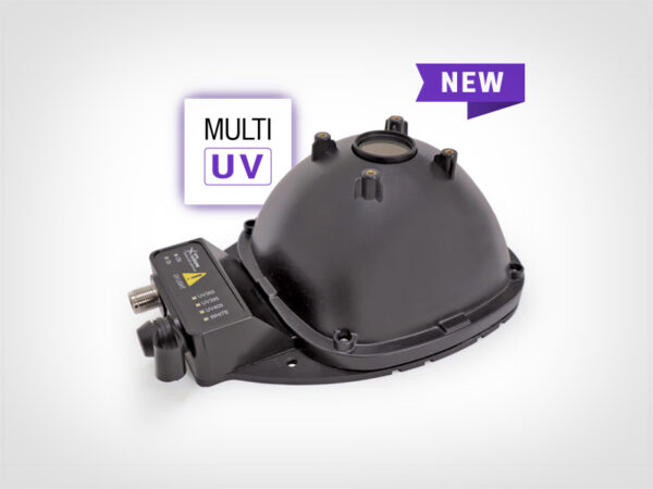 Multi-UV wavelength dome light for machine vision