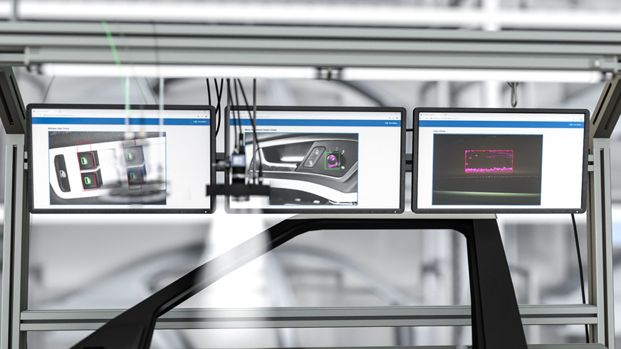 Ring light application vision inspection system