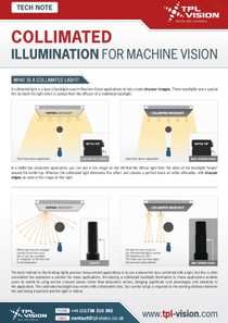 Collimated Lighting for Machine Vision