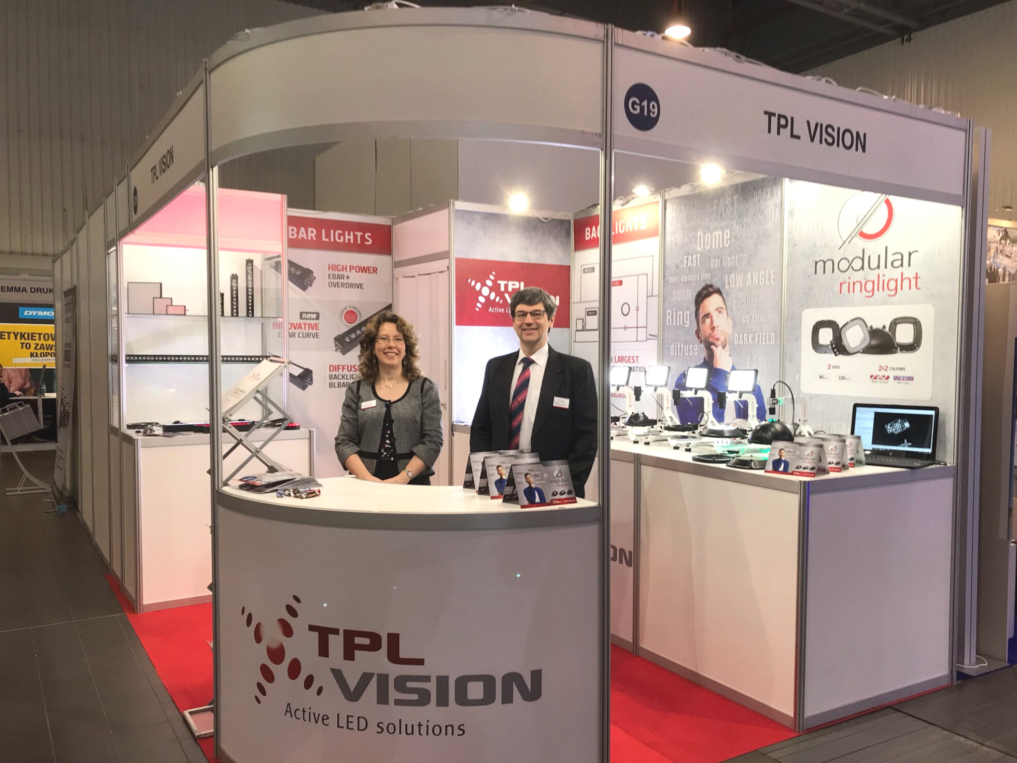 Trade show display - the TPL Vision team