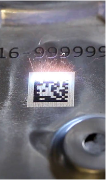 laser engraved code