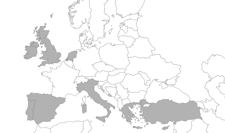 north south europe