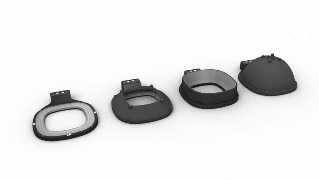 Modular Ring Light Range by TPL Vision. Switch between solutions without needing to dismantle the light.