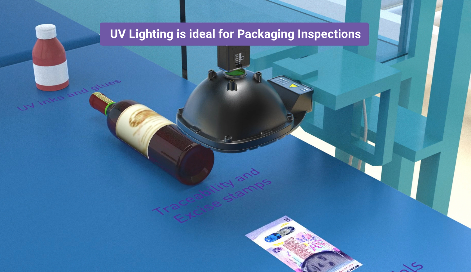 UV Lighting for Machine Vision
