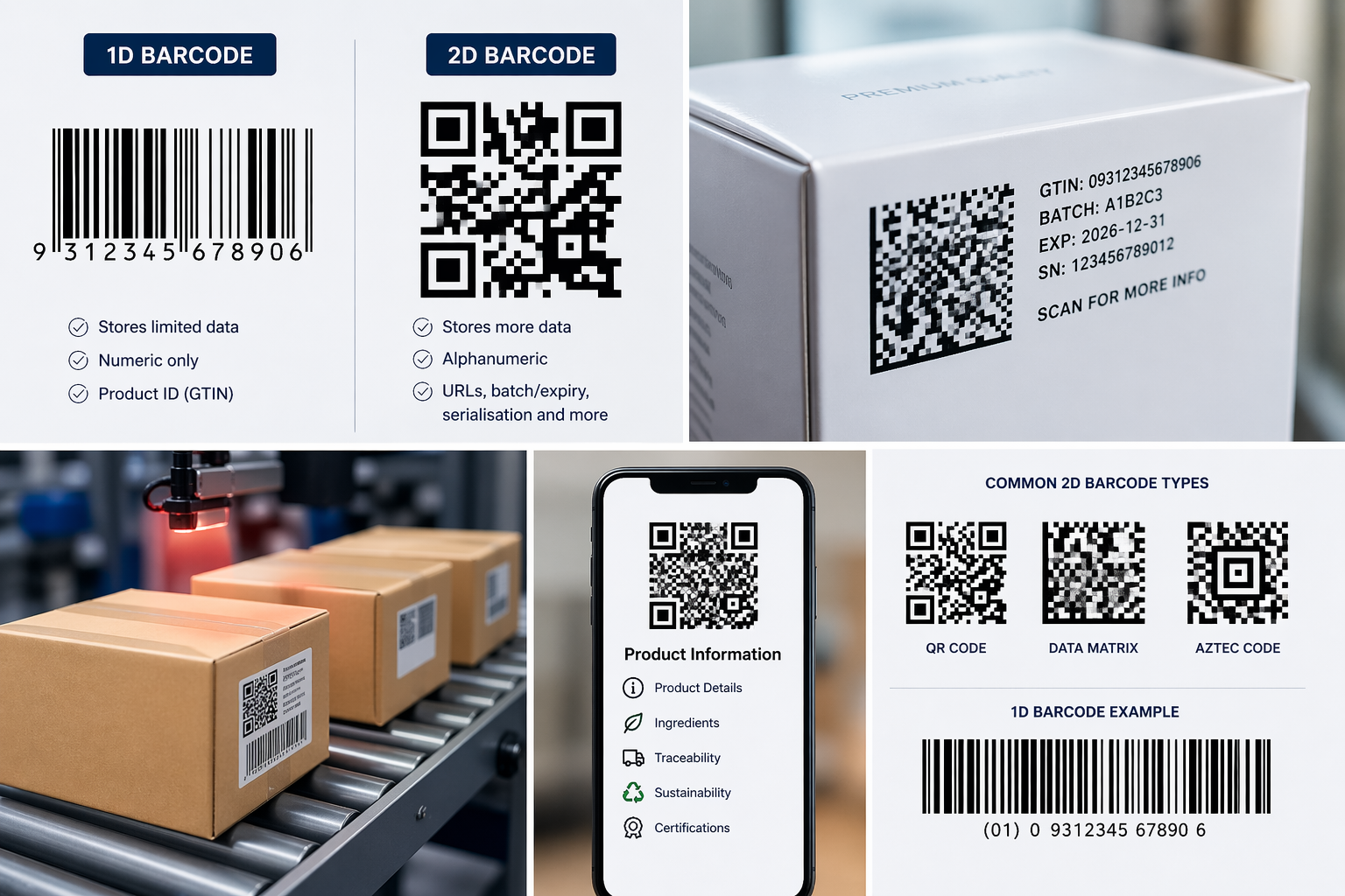 GS1 - Transitioning from 1D to 2D Barcodes