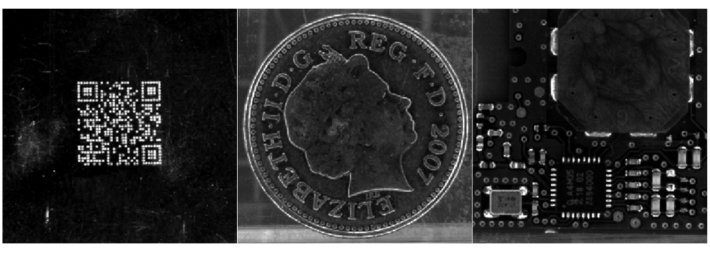 close up images of samples using Dark Field lighting technique for detailed inspections